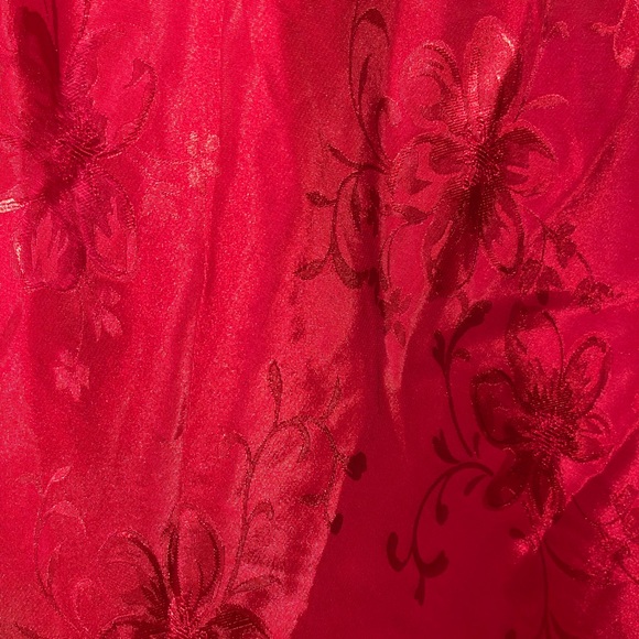 Oscar de la Renta Pink Label Red Chemise Size XL - Picture 4 of 6